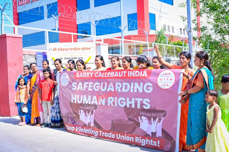 कैडबरी बनाने वाली कंपनी बैरी कैलेबाउट बारामती भारत में मजदूरों के अधिकारों के उल्लंघन का समाधान करने में विफल ?